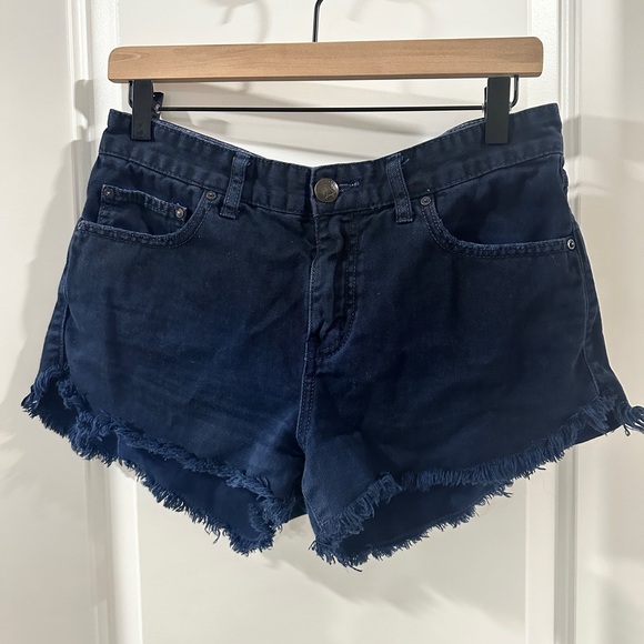 Free People Navy Blue Shorts - Picture 9 of 9